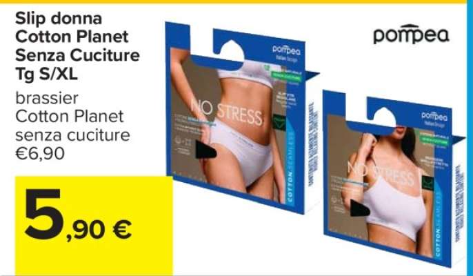 Slip donna Cotton Planet Senza Cuciture Tg S/XL