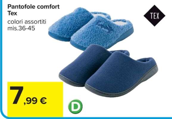 Pantofole comfort