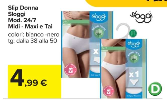Slip Donna Sloggi Mod. 24/7