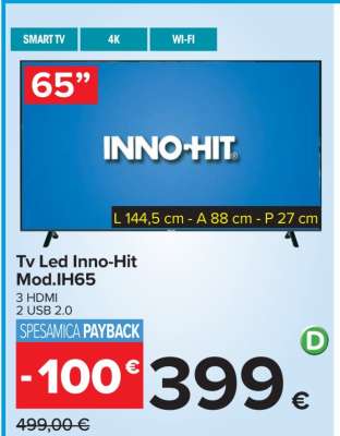 Tv Led Inno-Hit Mod.IH65