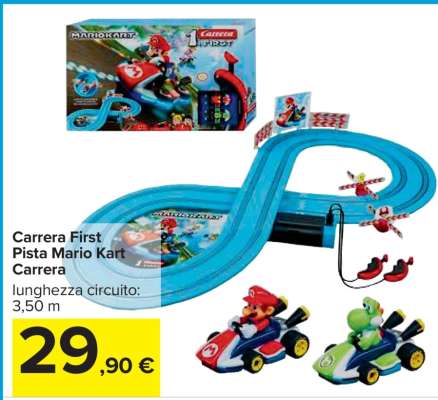 Carrera First Pista Mario Kart Carrera