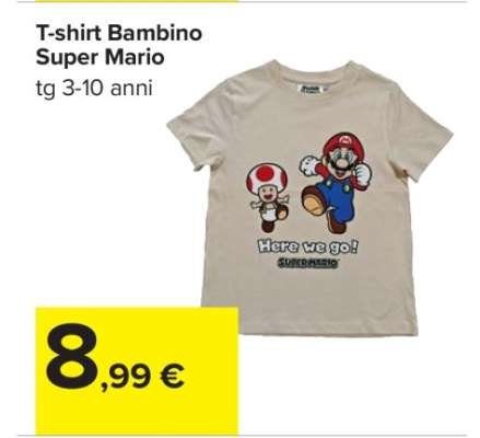 T-shirt Bambino Super Mario