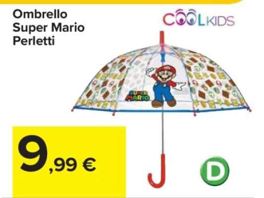 Ombrello Super Mario Perletti