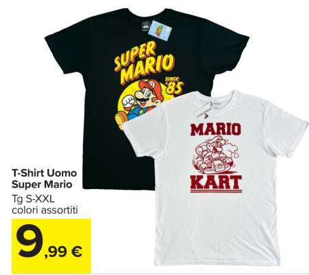 T-Shirt Uomo Super Mario
