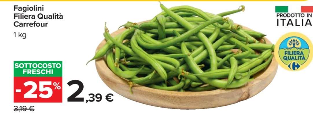 Fagiolini Filiera Qualità Carrefour