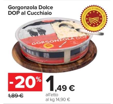 Gorgonzola Dolce DOP al Cucchiaio