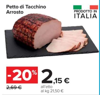 PETTO DI TACCHINO ARROSTO