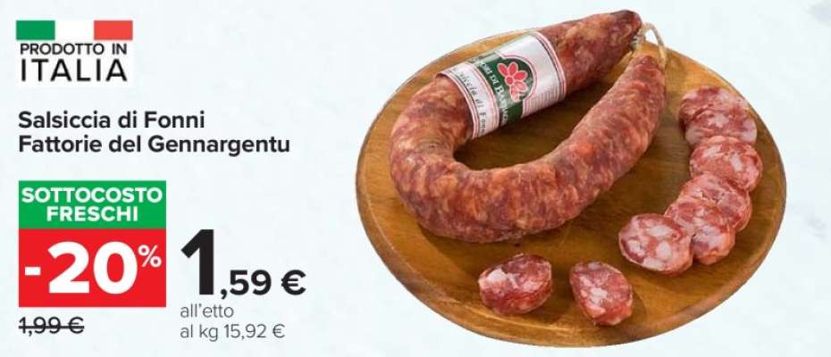Salsiccia di Fonni Fattorie del Gennargentu