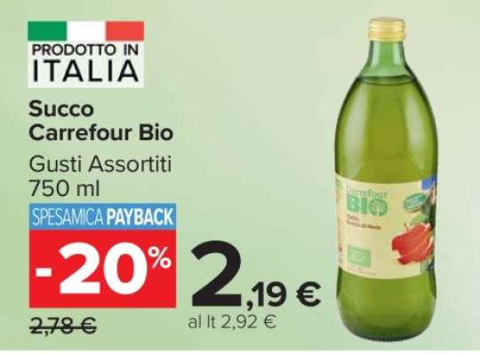 Succo Carrefour Bio
