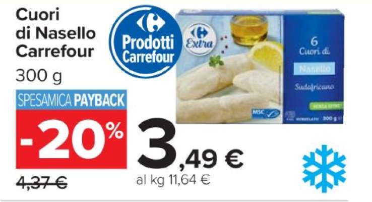 Cuori di Nasello Carrefour