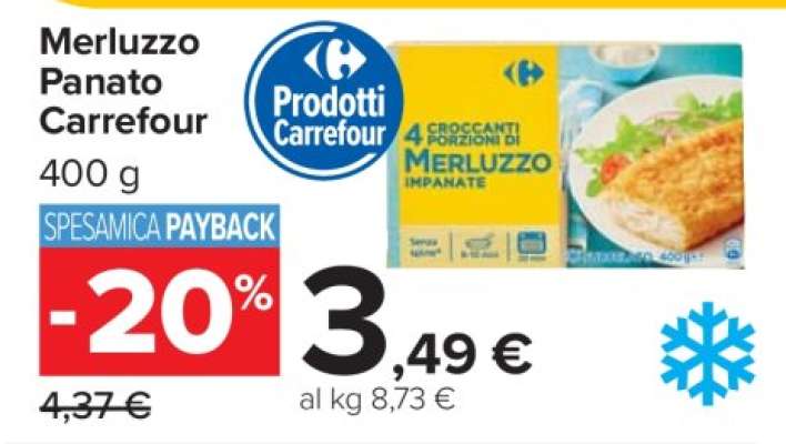 Merluzzo Panato Carrefour