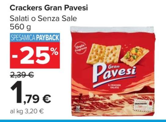 CRACKERS GRAN PAVESI