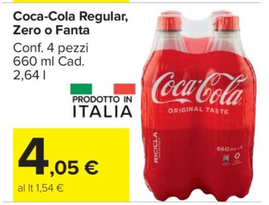 Coca-Cola Regular, Zero o Fanta