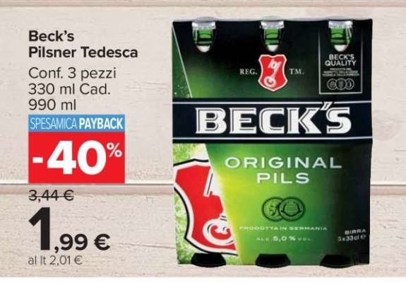 Beck’s Pilsner Tedesca