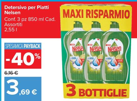 Detersivo per piatti Nelsen