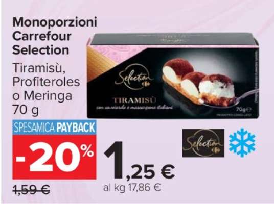 Monoporzioni Carrefour Selection