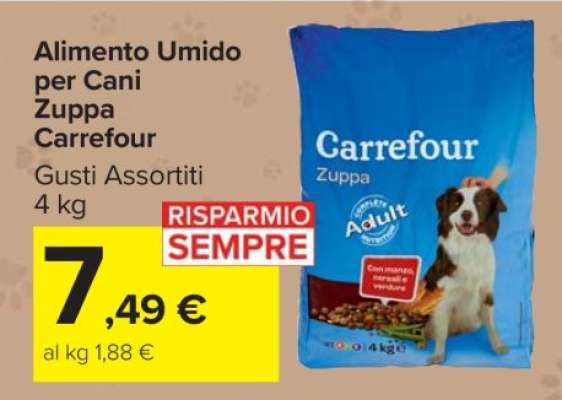 Alimento Umido per Cani Zuppa Carrefour