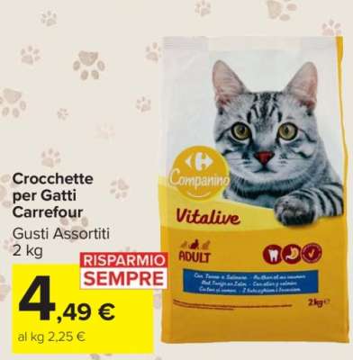 Crocchette per Gatti Carrefour