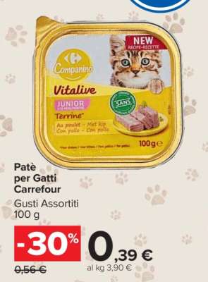 Patè per Gatti Carrefour