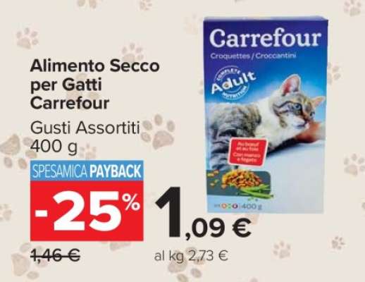 Alimento Secco per Gatti Carrefour