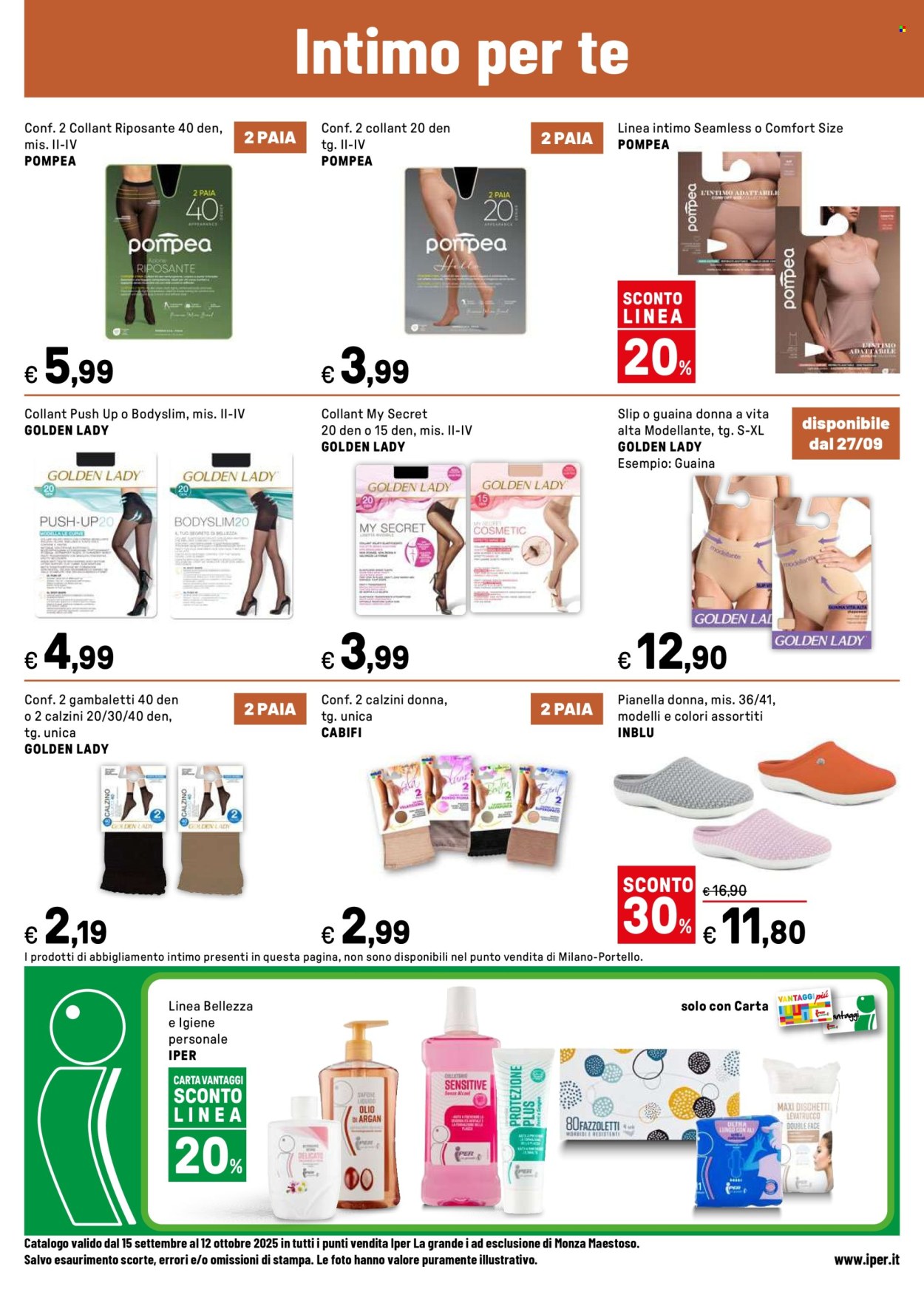 Volantino Iper, La grande i - 15/9/2025 - 12/10/2025. Pagina 20
