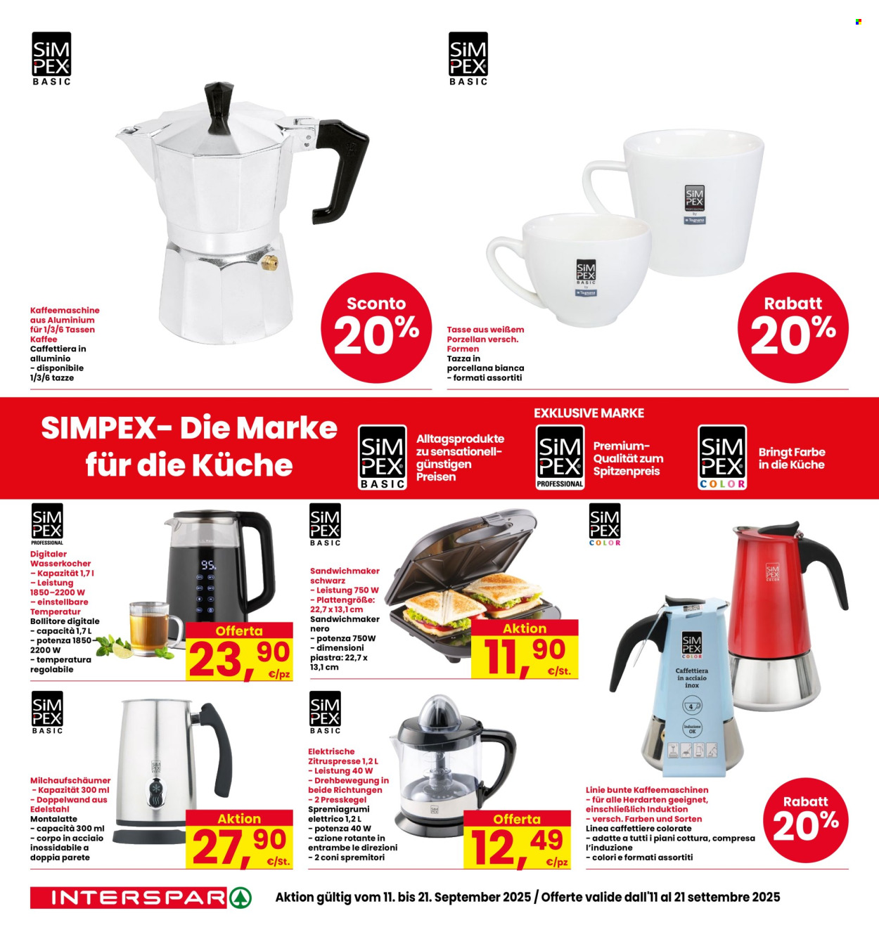 Volantino Interspar - 11/9/2025 - 21/9/2025. Pagina 2