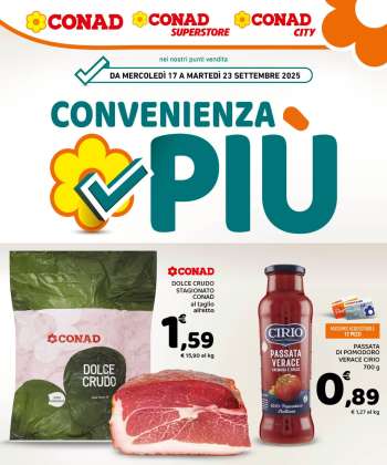 Volantino Conad - 17/9/2025 - 23/9/2025.
