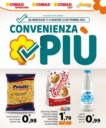 Volantino Conad - 17/9/2025 - 23/9/2025.