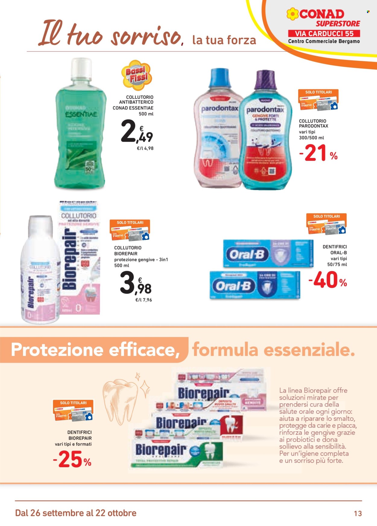 Volantino Conad Superstore - 26/9/2025 - 22/10/2025. Pagina 13