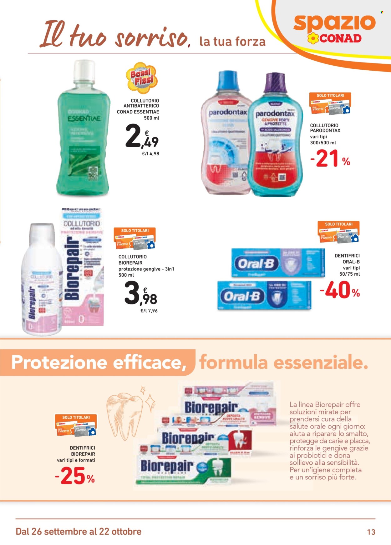 Volantino Spazio Conad - 26/9/2025 - 22/10/2025. Pagina 13