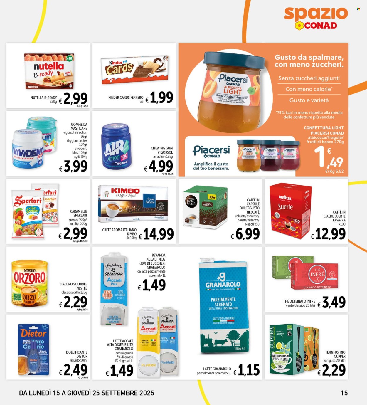 Volantino Spazio Conad - 15/9/2025 - 25/9/2025. Pagina 15