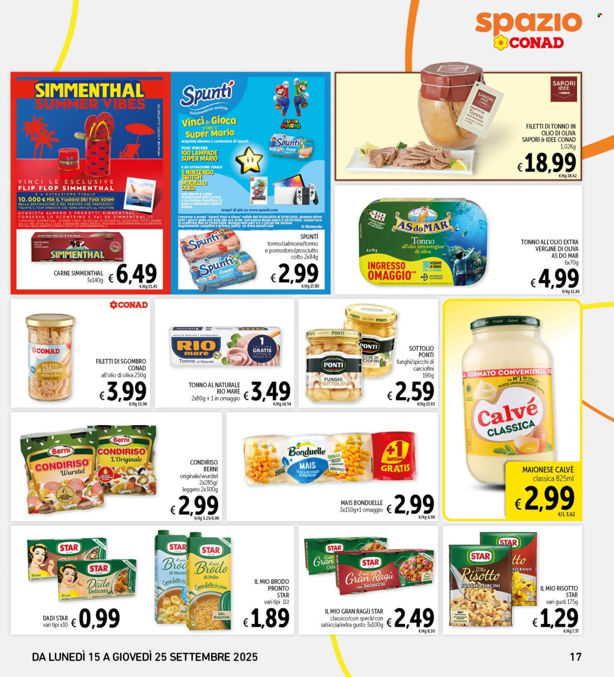 Volantino Spazio Conad - 15/9/2025 - 25/9/2025. Pagina 17