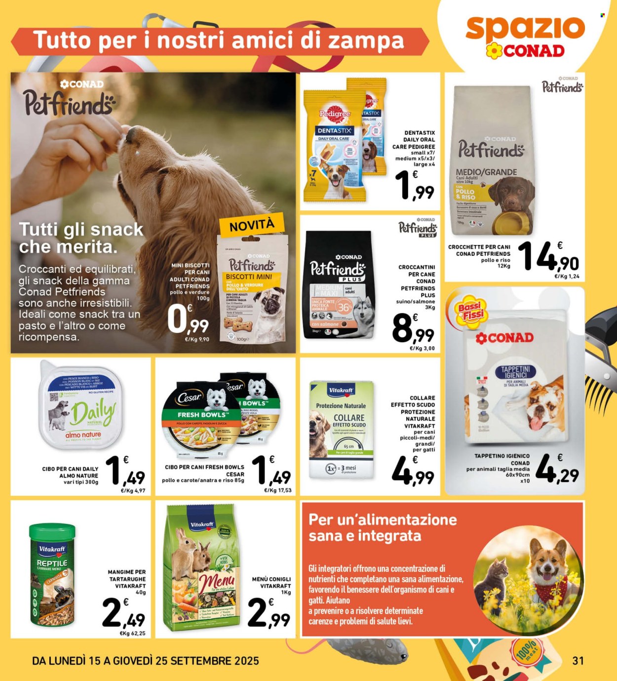 Volantino Spazio Conad - 15/9/2025 - 25/9/2025. Pagina 31