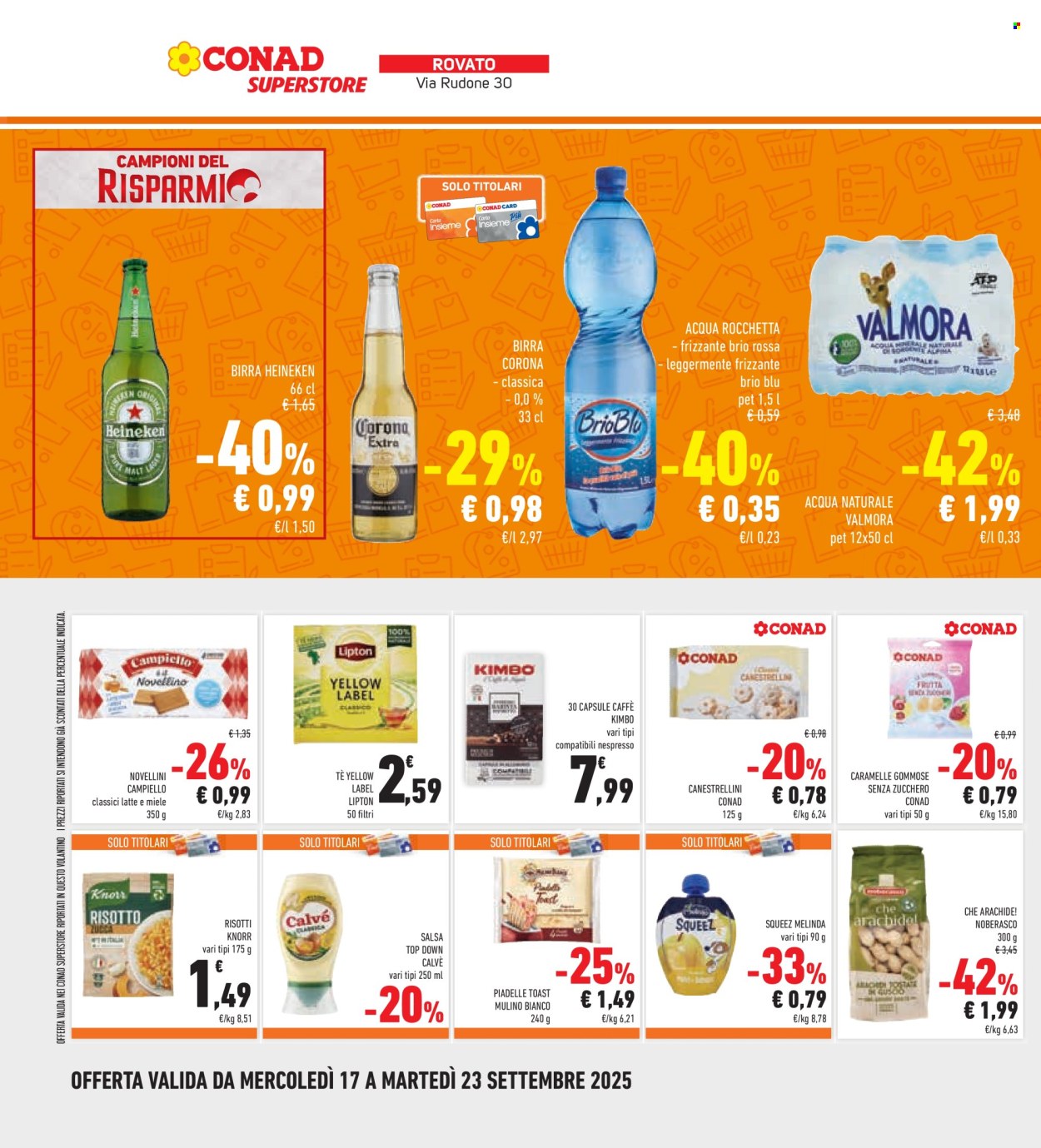Volantino Conad Superstore - 17/9/2025 - 23/9/2025. Pagina 36