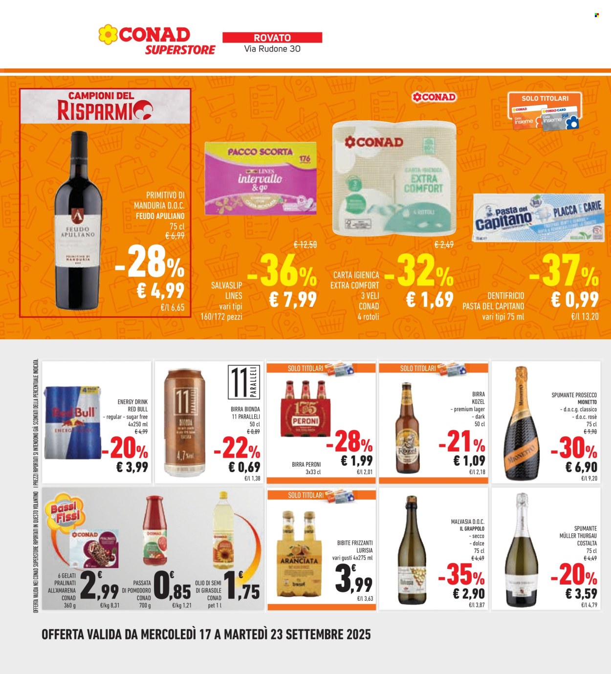 Volantino Conad Superstore - 17/9/2025 - 23/9/2025. Pagina 38