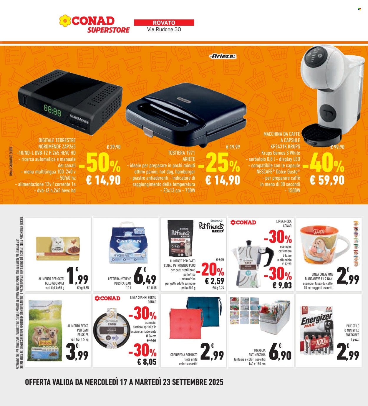 Volantino Conad Superstore - 17/9/2025 - 23/9/2025. Pagina 42