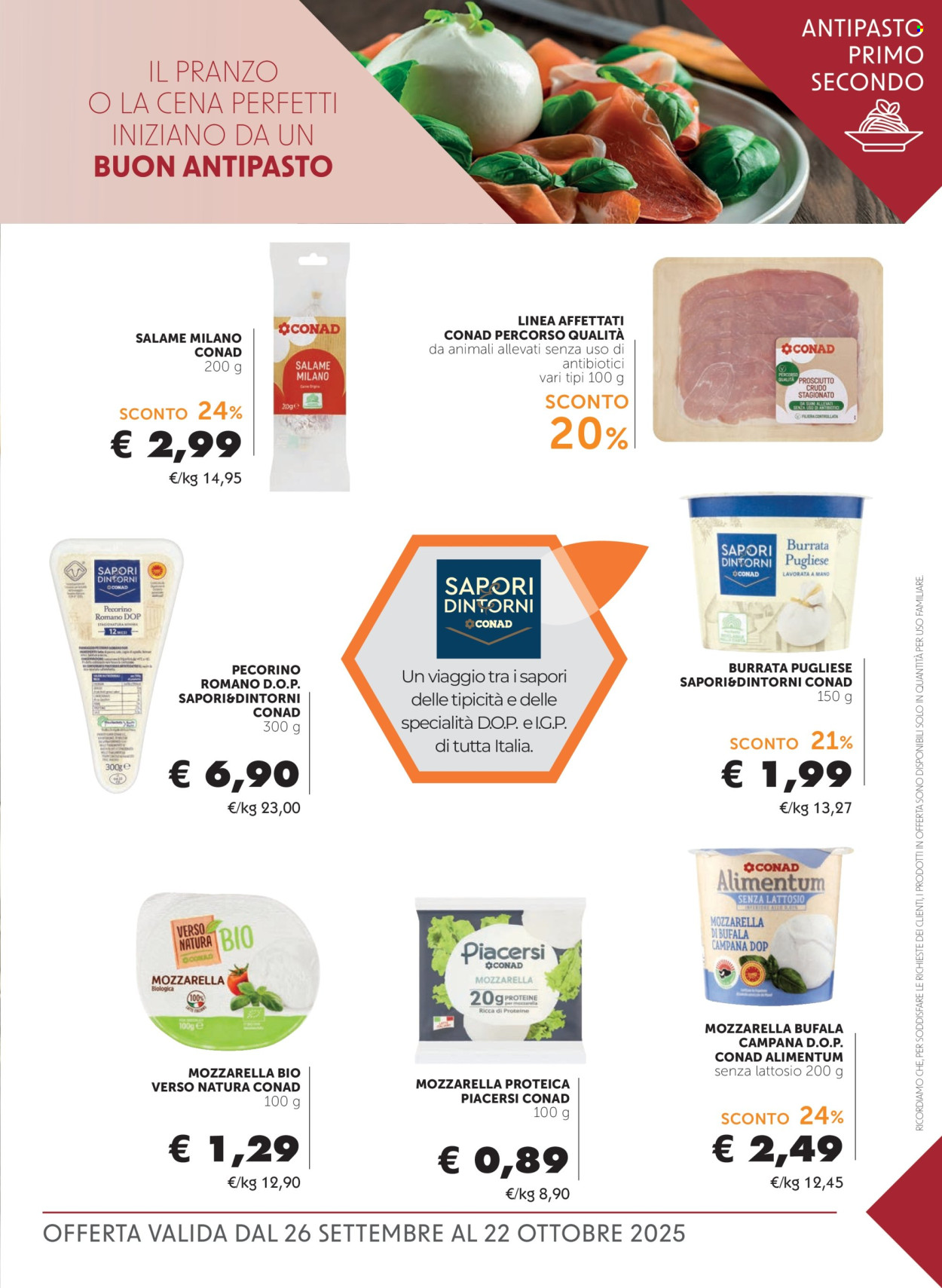 Volantino Conad - 26/9/2025 - 22/10/2025. Pagina 9