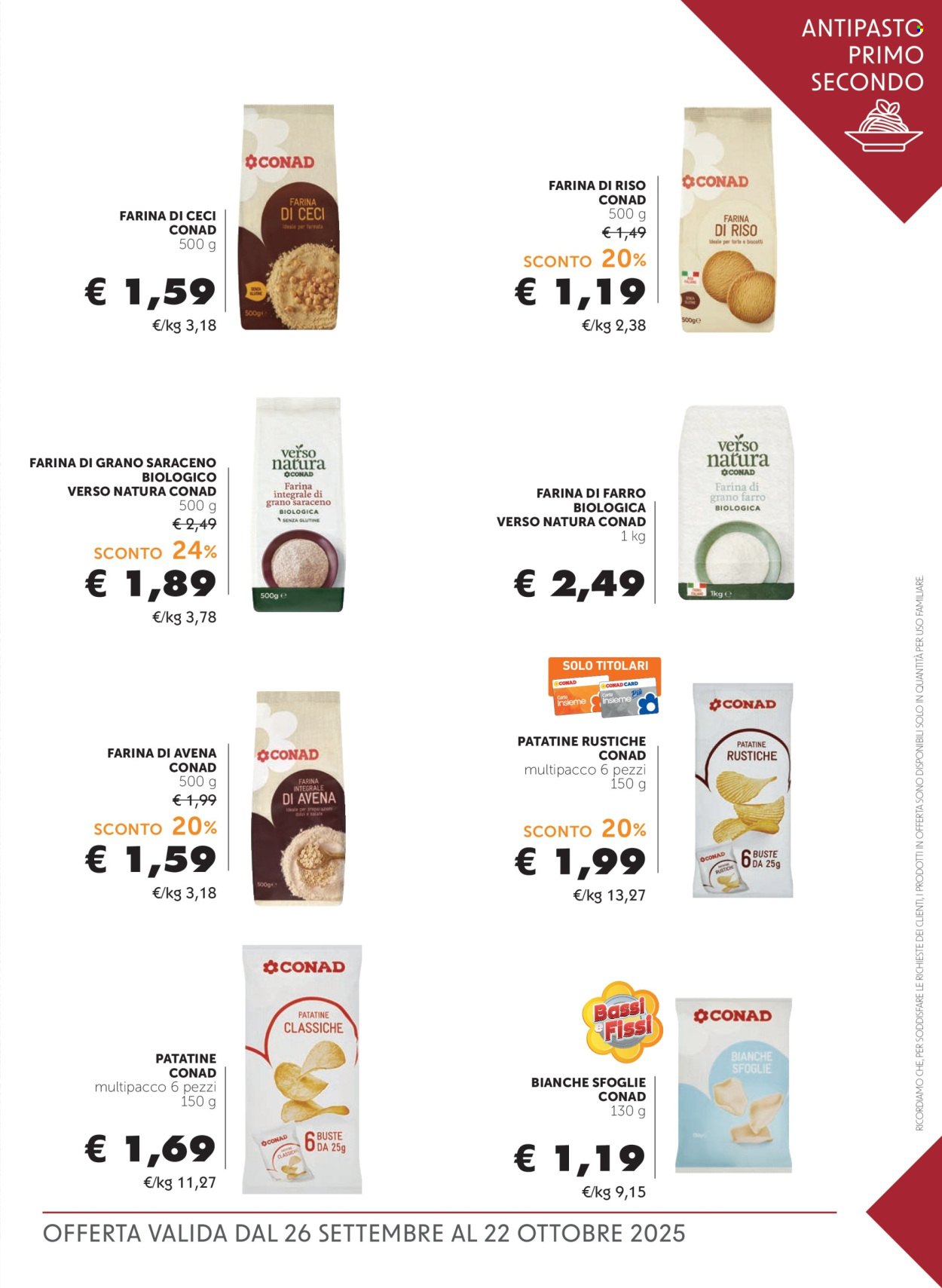 Volantino Conad - 26/9/2025 - 22/10/2025. Pagina 13