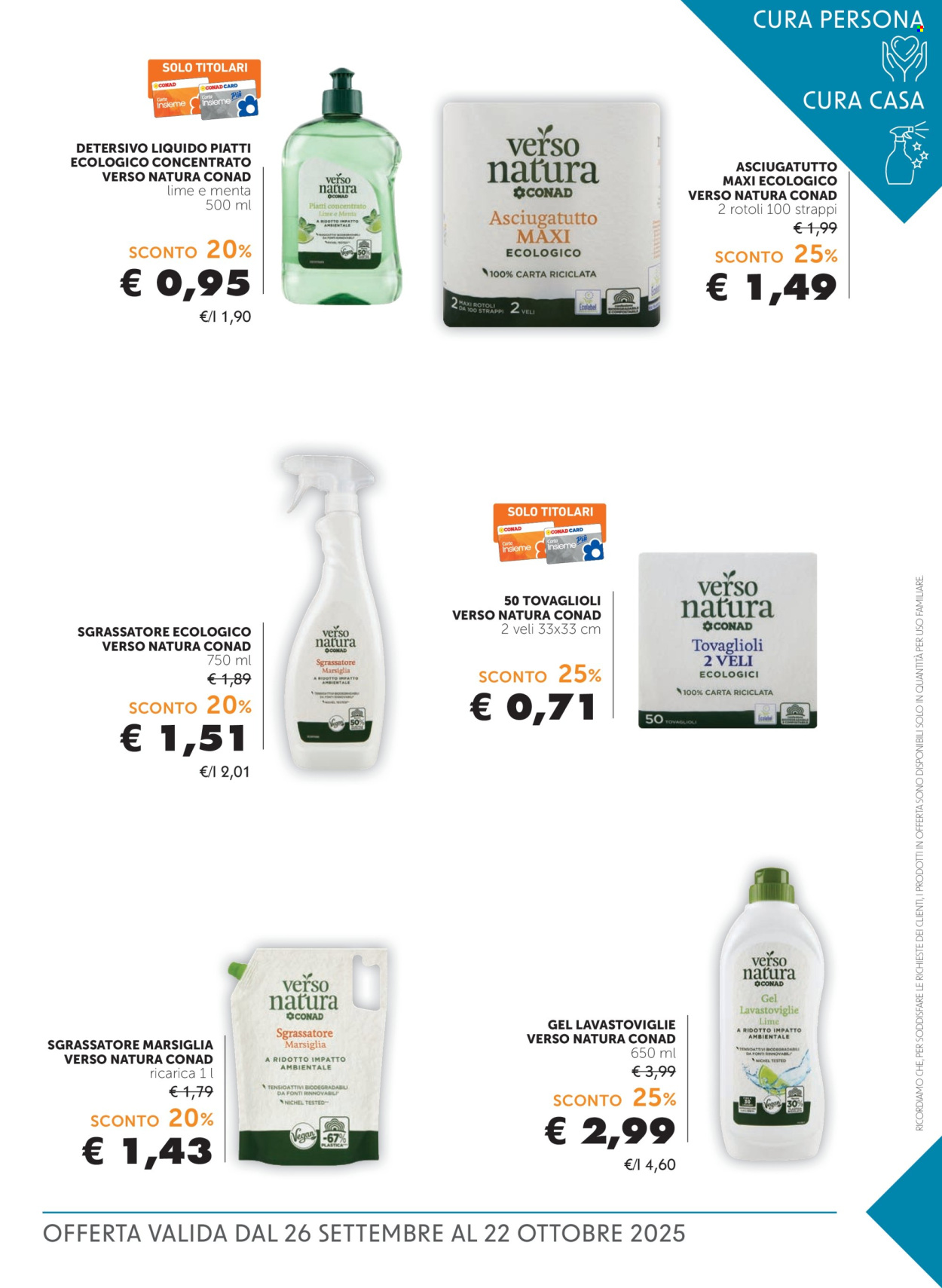 Volantino Conad - 26/9/2025 - 22/10/2025. Pagina 19