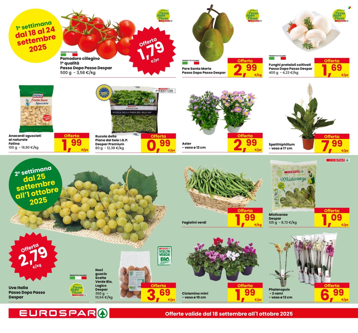 Volantino Eurospar - 18/9/2025 - 1/10/2025. Pagina 6