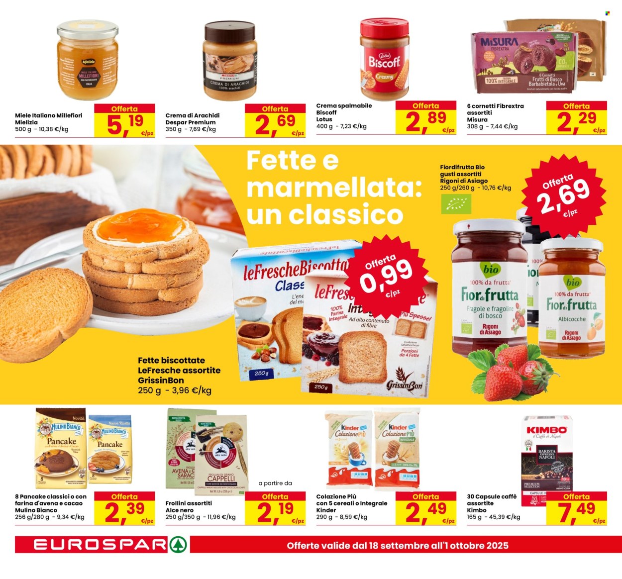 Volantino Eurospar - 18/9/2025 - 1/10/2025. Pagina 14