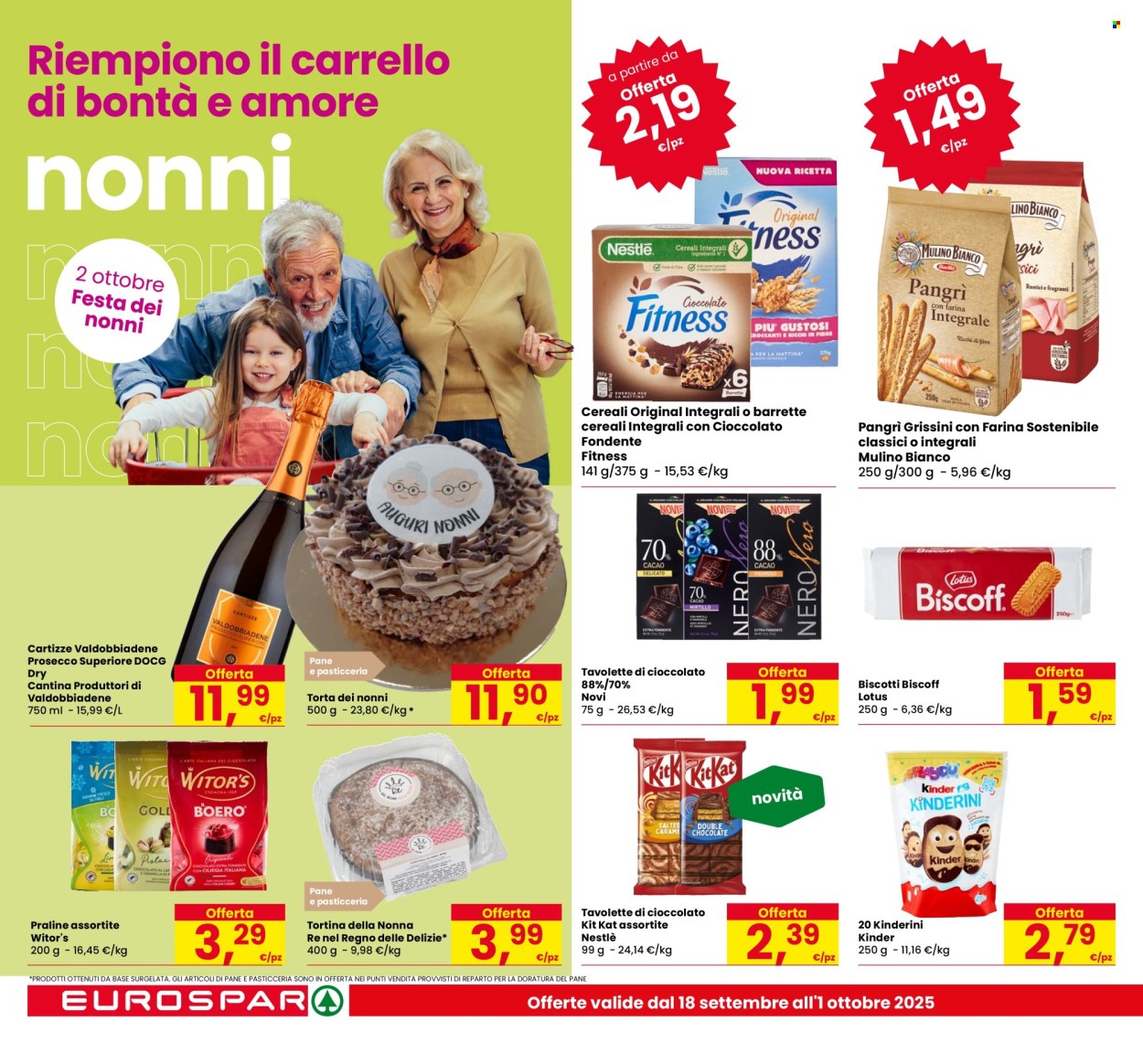 Volantino Eurospar - 18/9/2025 - 1/10/2025. Pagina 18