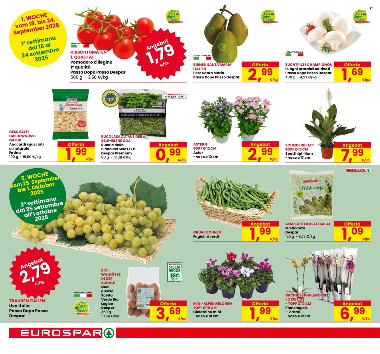 Volantino Eurospar - 18/9/2025 - 1/10/2025. Pagina 6