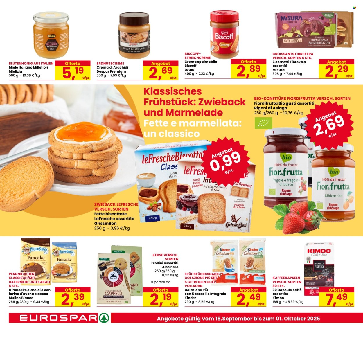 Volantino Eurospar - 18/9/2025 - 1/10/2025. Pagina 14