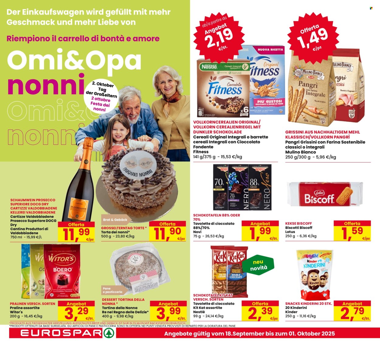 Volantino Eurospar - 18/9/2025 - 1/10/2025. Pagina 18