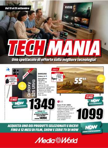 thumbnail - Volantino MediaWorld - TECH MANIA