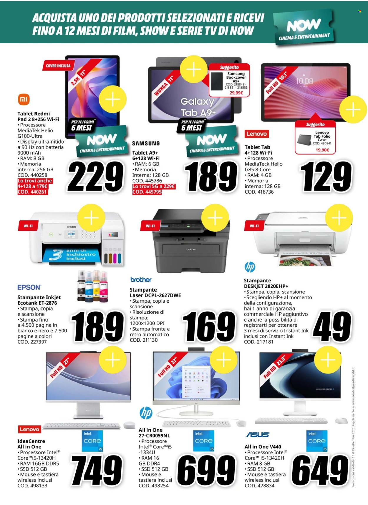 Volantino MediaWorld - 15/9/2025 - 25/9/2025. Pagina 22