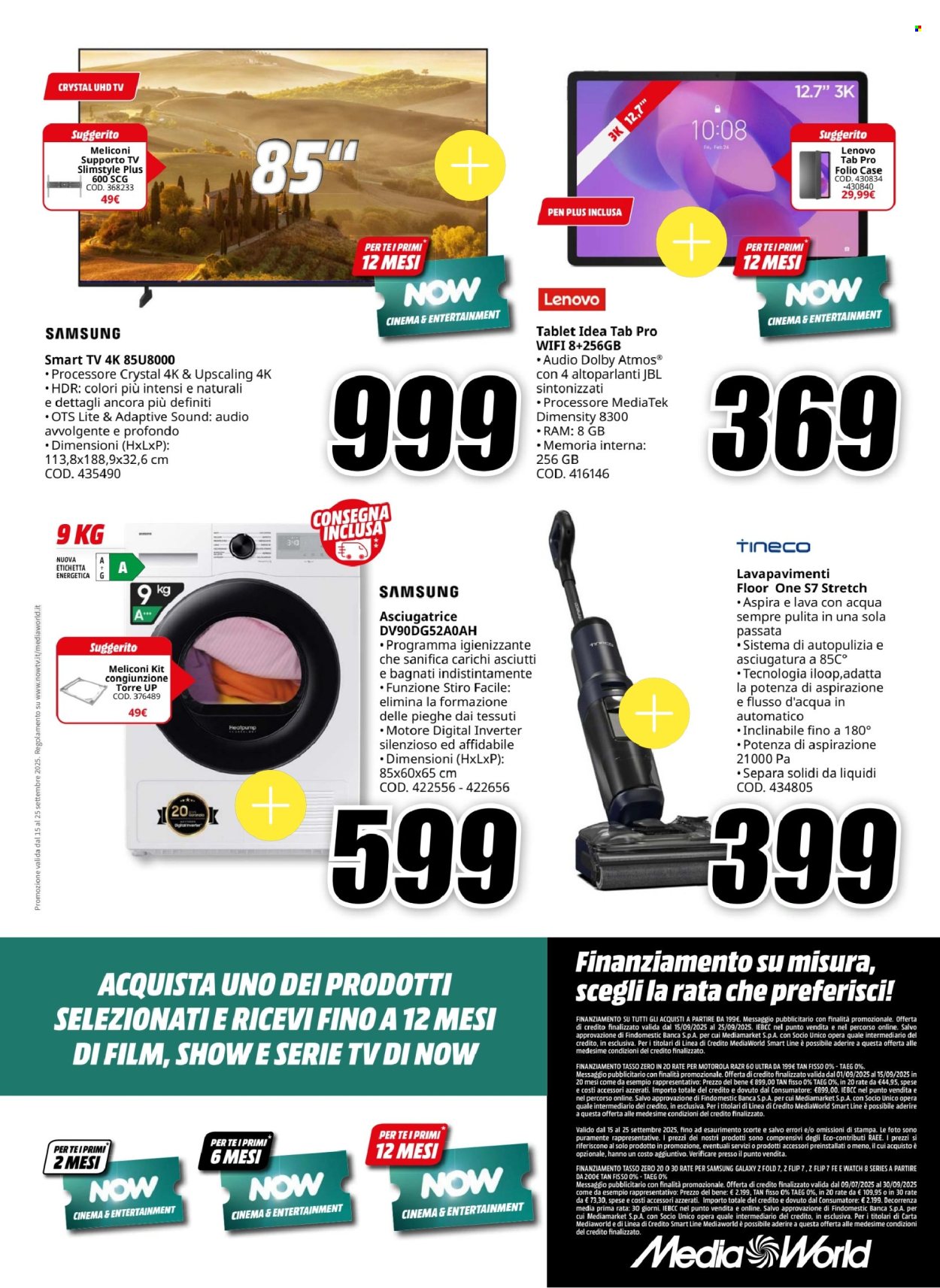 Volantino MediaWorld - 15/9/2025 - 25/9/2025. Pagina 36