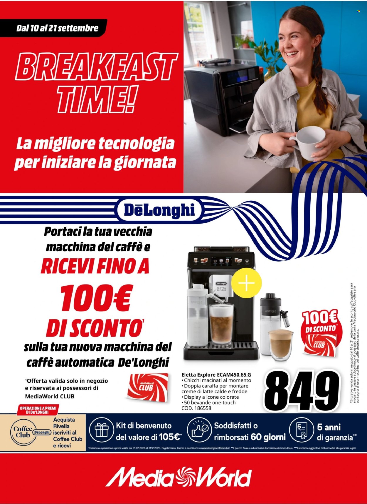 Volantino MediaWorld - 10/9/2025 - 21/9/2025. Pagina 1