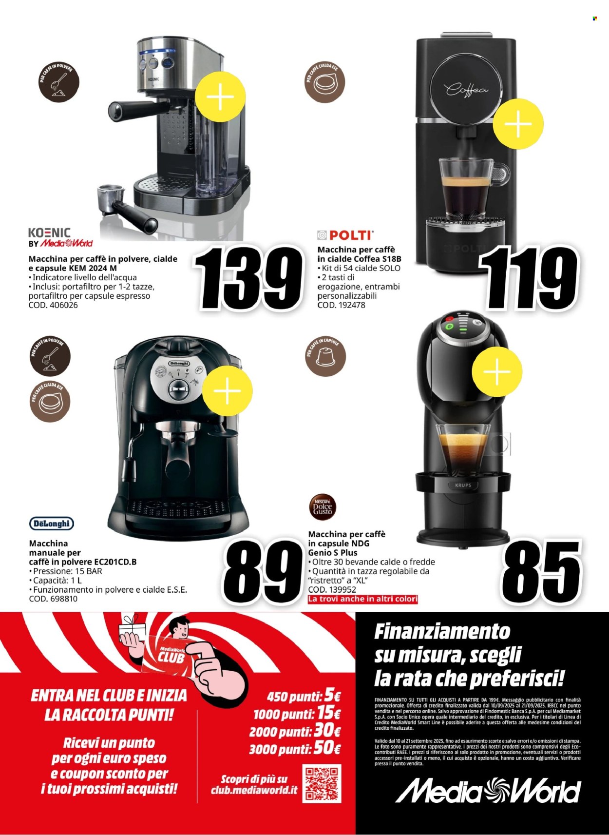 Volantino MediaWorld - 10/9/2025 - 21/9/2025. Pagina 8